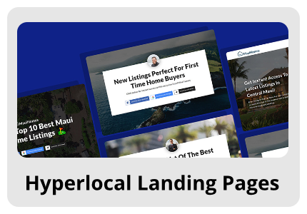 3 - Hyperlocal Landing Pages for Realtors