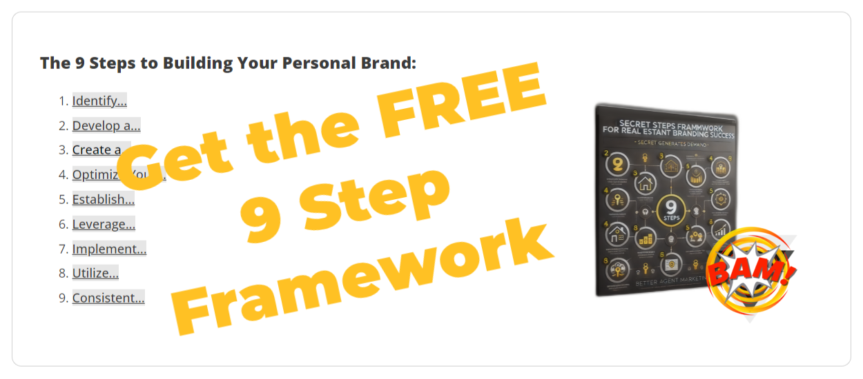 GET THE 9 STEP BRAND FOR DEMAND FRAMEWORK